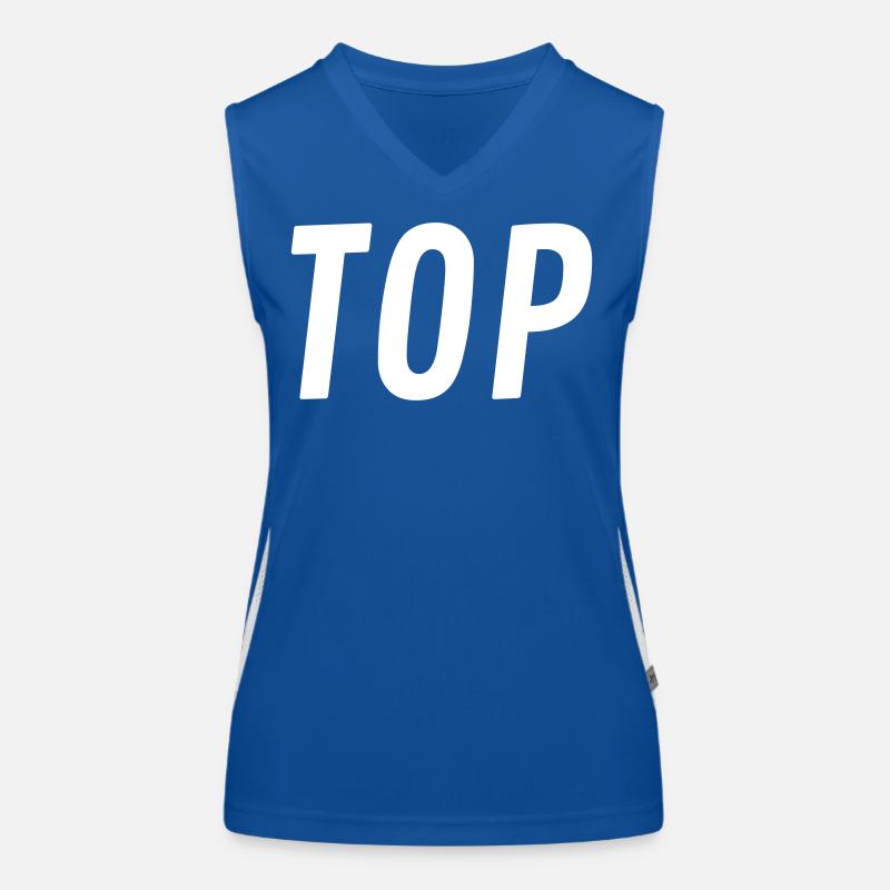 Top oder Bottom Funktionelles Kontrast-Tank Top für Frauen