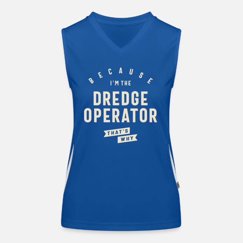 Dredge Operator Bold Statement Women's Functional Contrast Tank Top