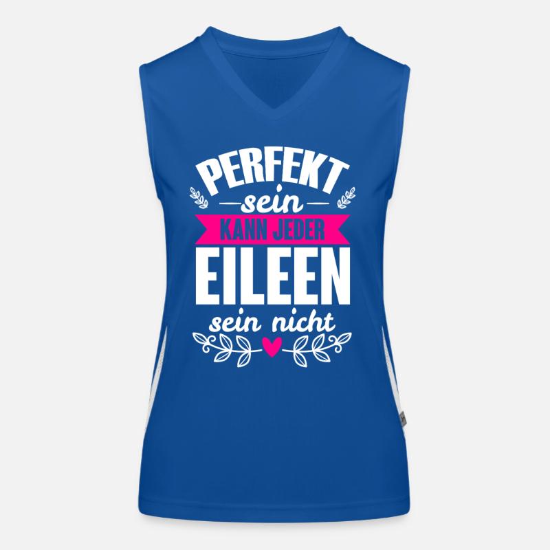 Eileen - Perfekt Sein Kann Jeder Eileen Sein Nicht Funktionelles Kontrast-Tank Top für Frauen