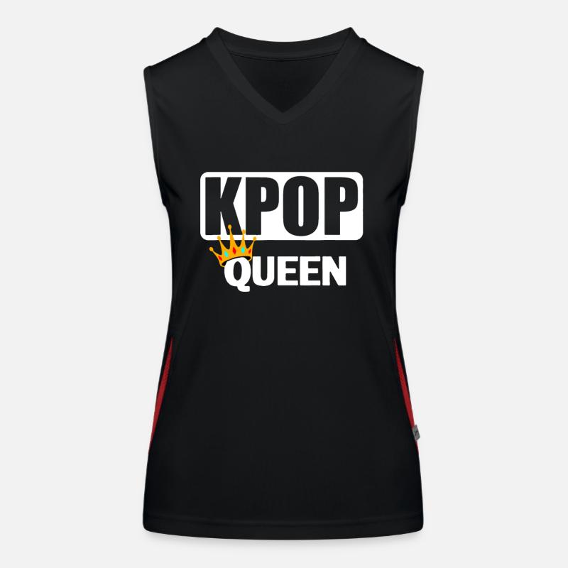 K-Pop Queen Kpop Funktionelles Kontrast-Tank Top für Frauen