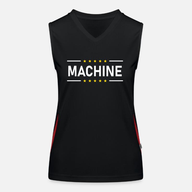 MACHINE Débardeur respirant contrasté Femme
