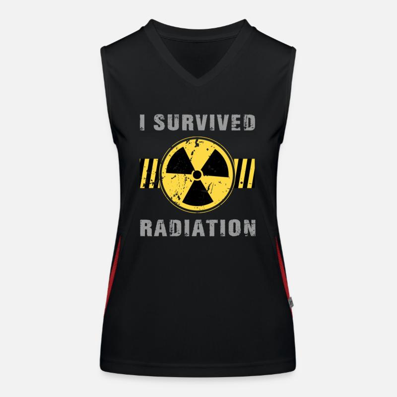 Chemo, Chemo Chemo Strahlung, Krebs, Funktionelles Kontrast-Tank Top für Frauen