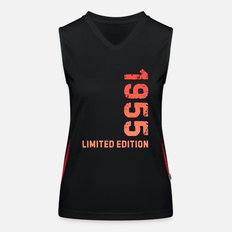 70. Geburtstag 1955 Limited Edition Funktionelles Kontrast-Tank Top für Frauen