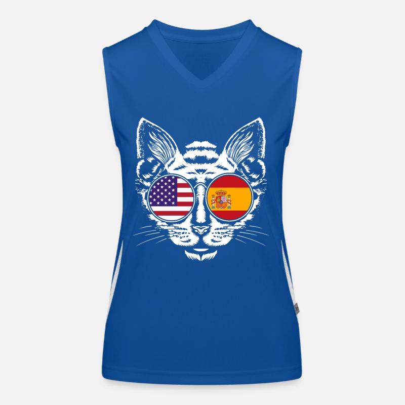 Spanisch Funktionelles Kontrast-Tank Top für Frauen