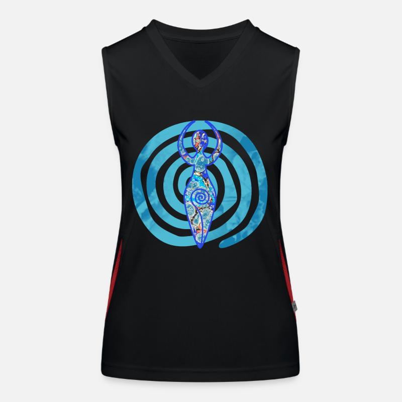 spiral goddess e 238 Women's Functional Contrast Tank Top
