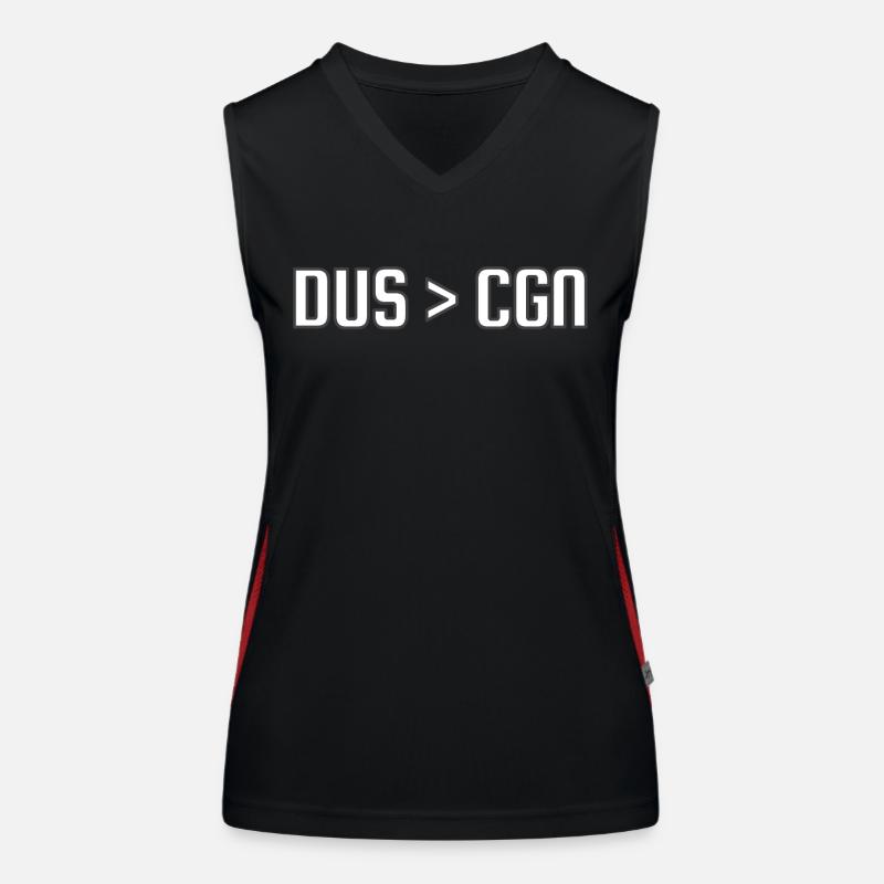 Düsseldorf > Cologne Débardeur respirant contrasté Femme