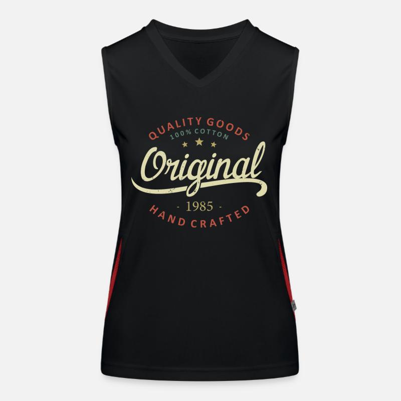 Original 1985 Geburtstagsgeschenk 1985 Funktionelles Kontrast-Tank Top für Frauen