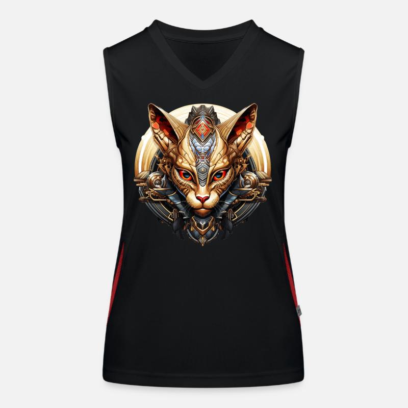 Chat Sphinx Débardeur respirant contrasté Femme