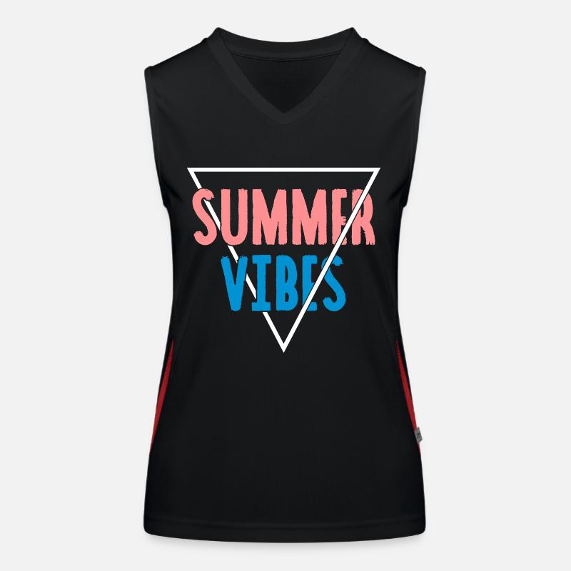 Summer Vibes Débardeur respirant contrasté Femme