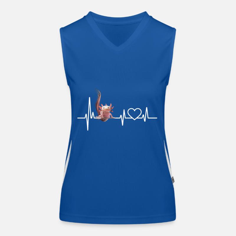 Axolotl Funktionelles Kontrast-Tank Top für Frauen