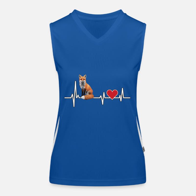Fuchs Funktionelles Kontrast-Tank Top für Frauen