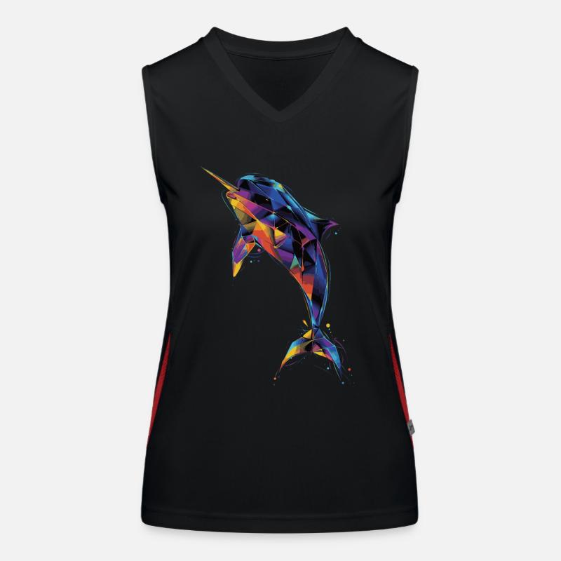 Narwal Funktionelles Kontrast-Tank Top für Frauen