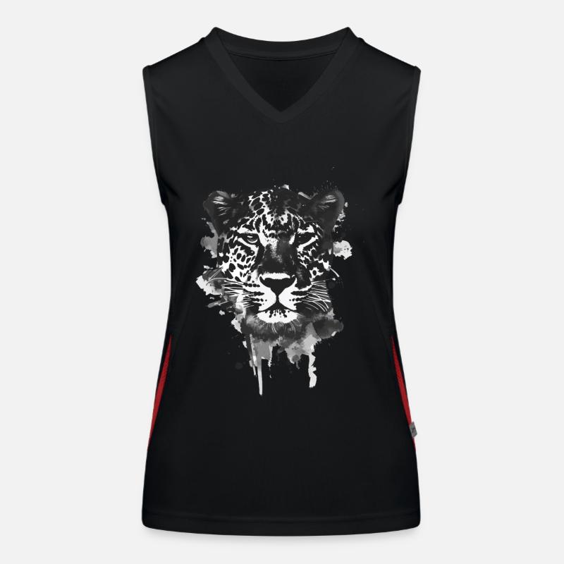 Leopard Women's Functional Contrast Tank Top