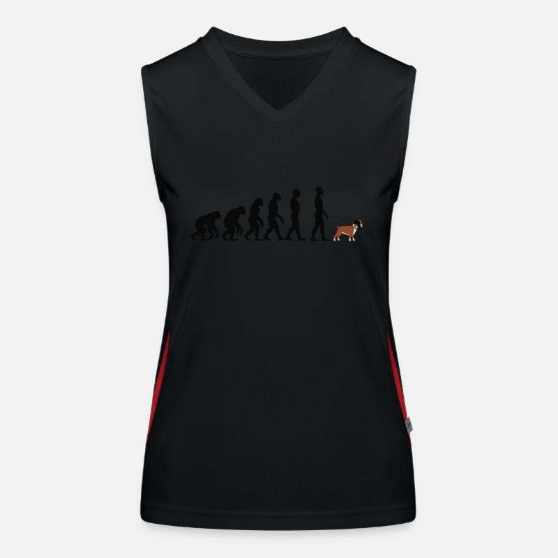 Boxer Funktionelles Kontrast-Tank Top für Frauen