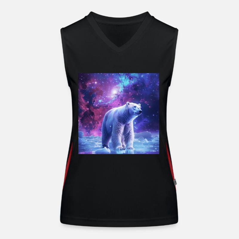 Eisbär Funktionelles Kontrast-Tank Top für Frauen