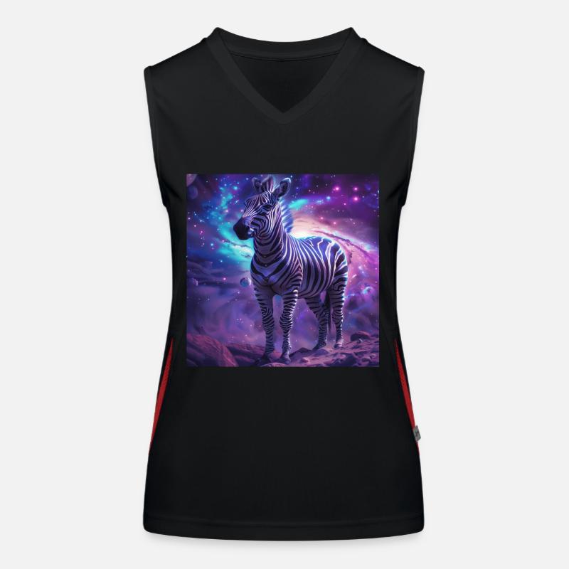 Zebra Women's Functional Contrast Tank Top