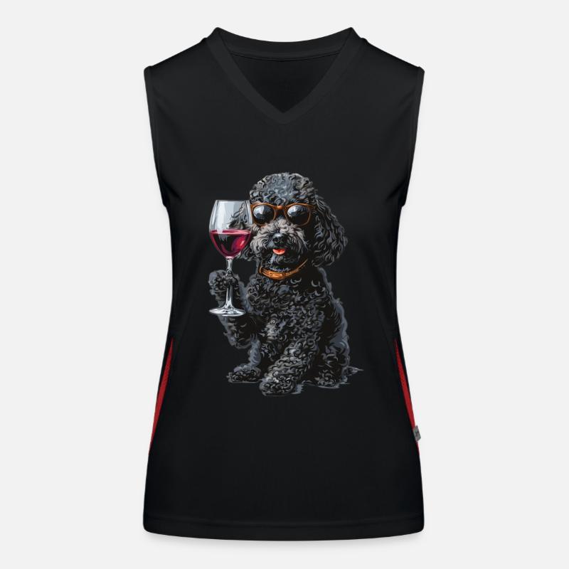 Poodle Women's Functional Contrast Tank Top