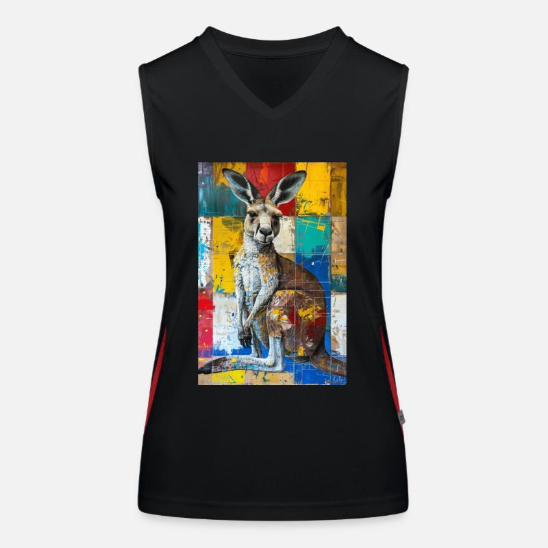 Kangaroo Women's Functional Contrast Tank Top