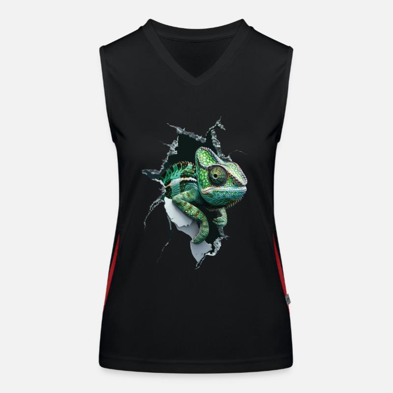 Caméléon Débardeur respirant contrasté Femme