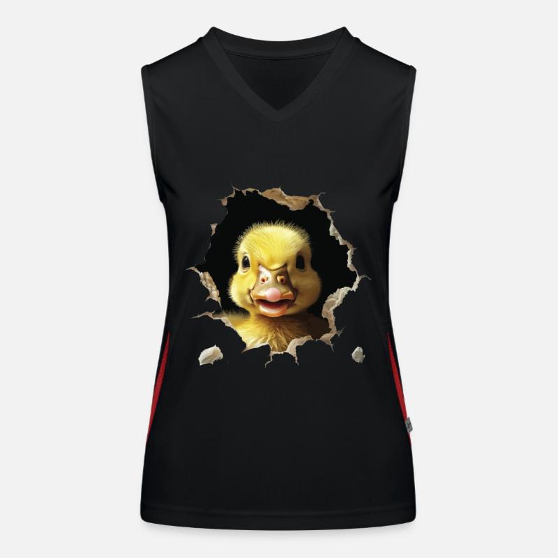 Canard Débardeur respirant contrasté Femme