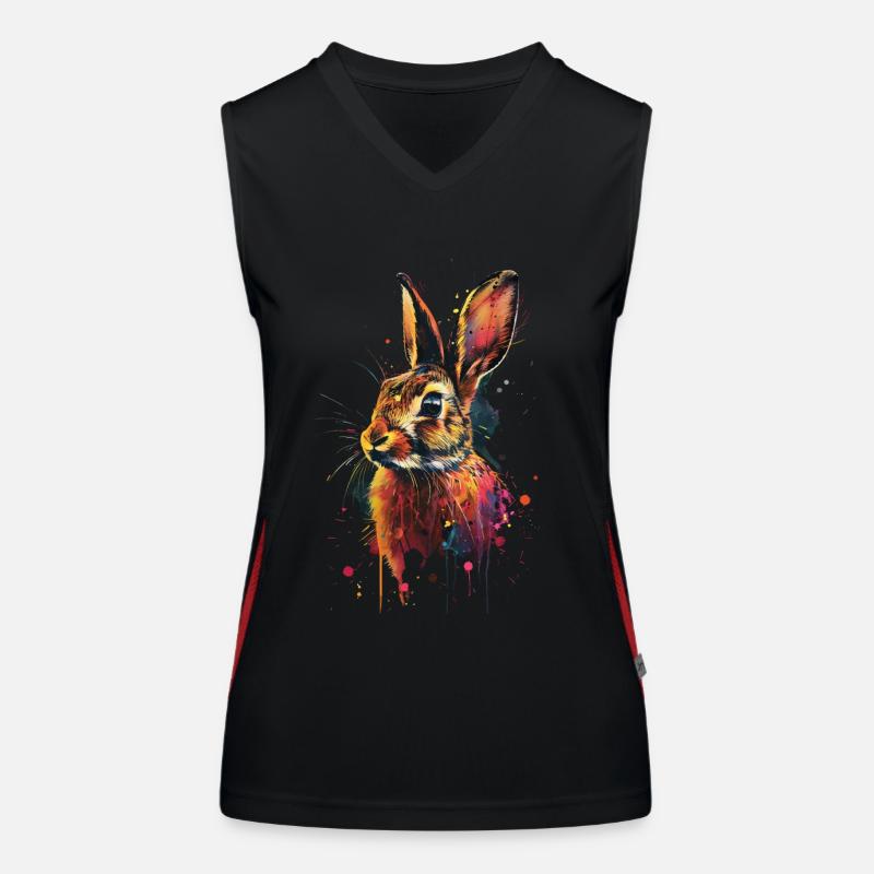 Lapin Débardeur respirant contrasté Femme