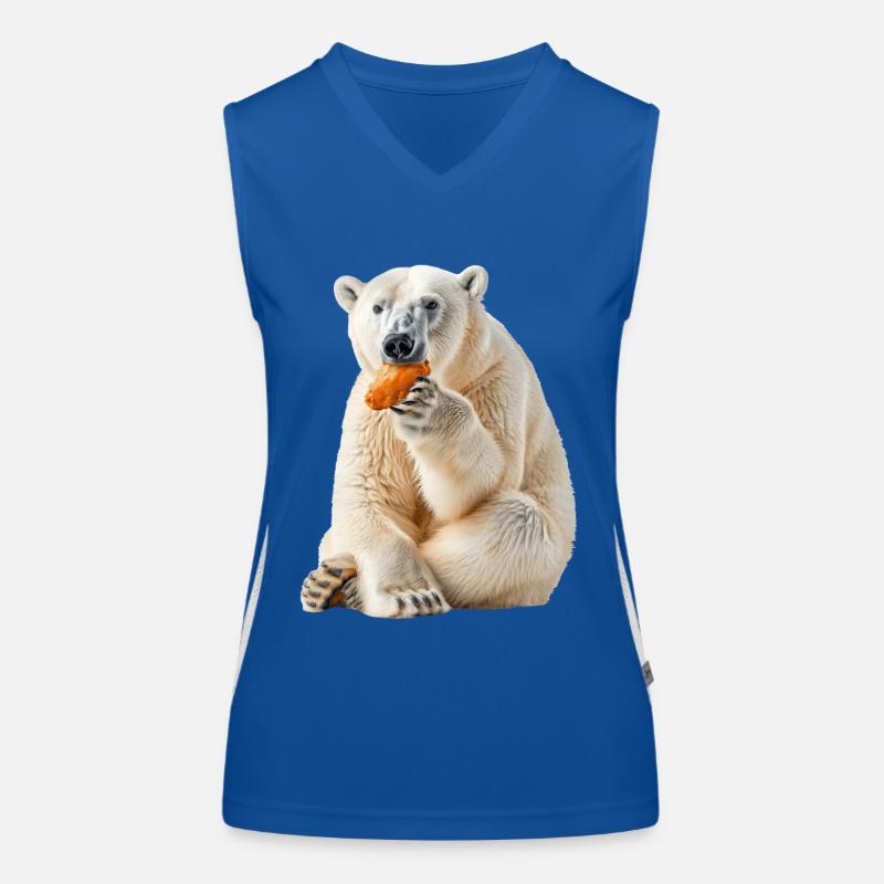 Polar bear Women's Functional Contrast Tank Top