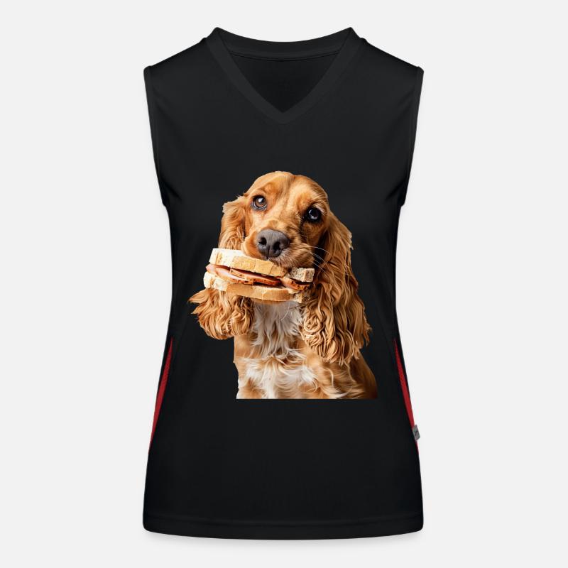 Cocker Spaniel Débardeur respirant contrasté Femme