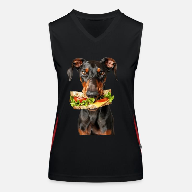 Doberman Women's Functional Contrast Tank Top