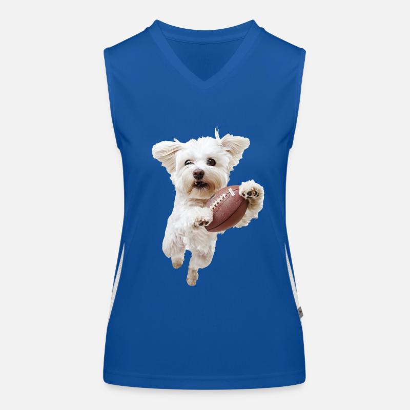 Maltesisch Funktionelles Kontrast-Tank Top für Frauen