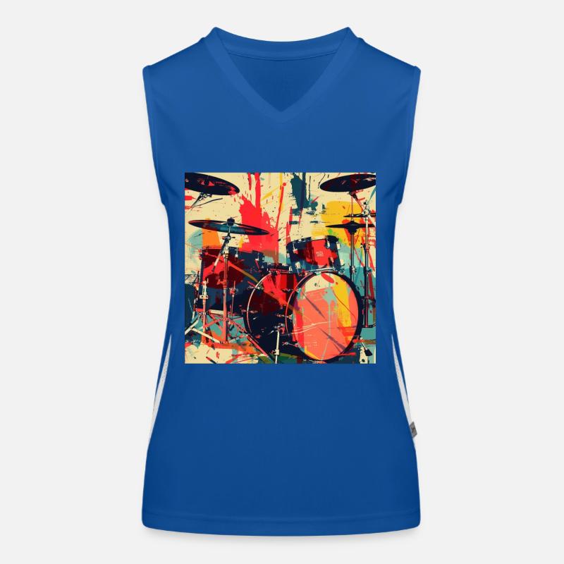 Percussion Débardeur respirant contrasté Femme