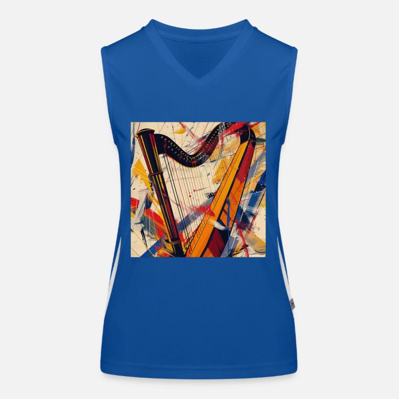 Harpe Débardeur respirant contrasté Femme