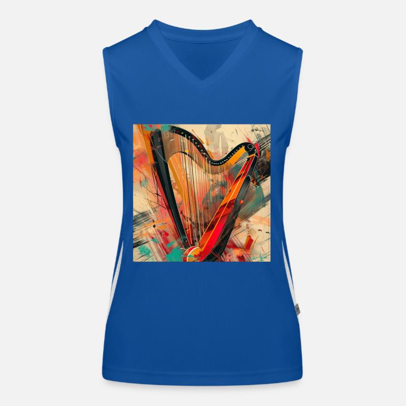 Harpe Débardeur respirant contrasté Femme