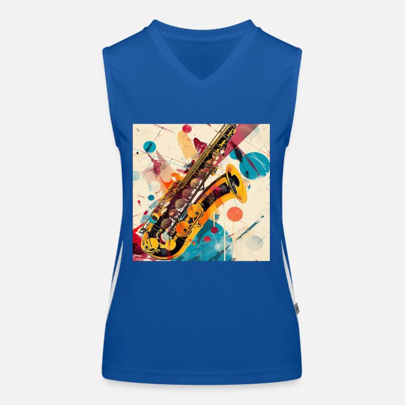 Saxophone Women's Functional Contrast Tank Top