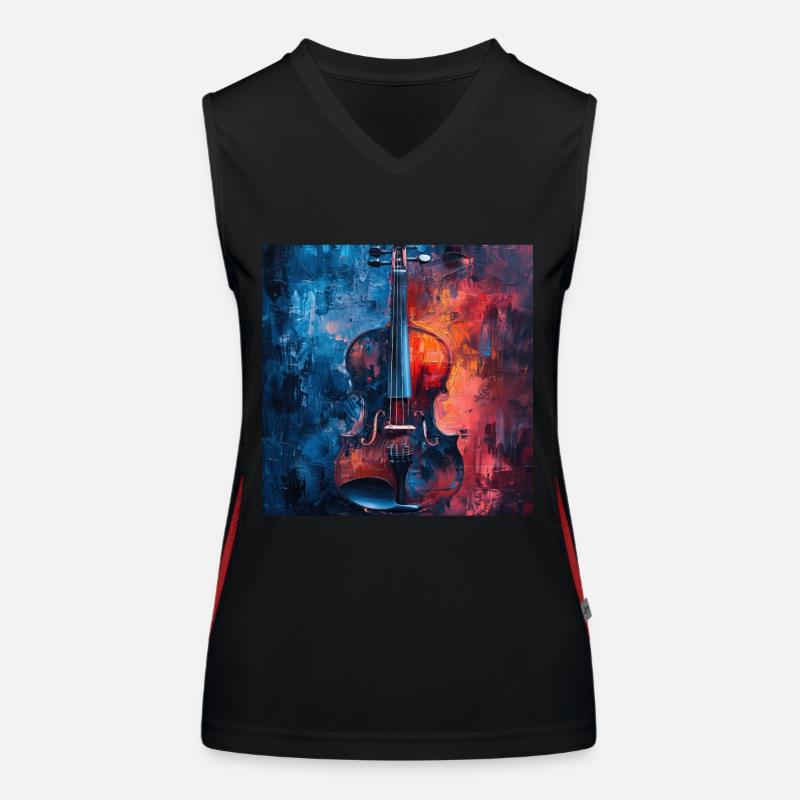 Violon Débardeur respirant contrasté Femme