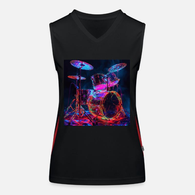 Percussion Débardeur respirant contrasté Femme