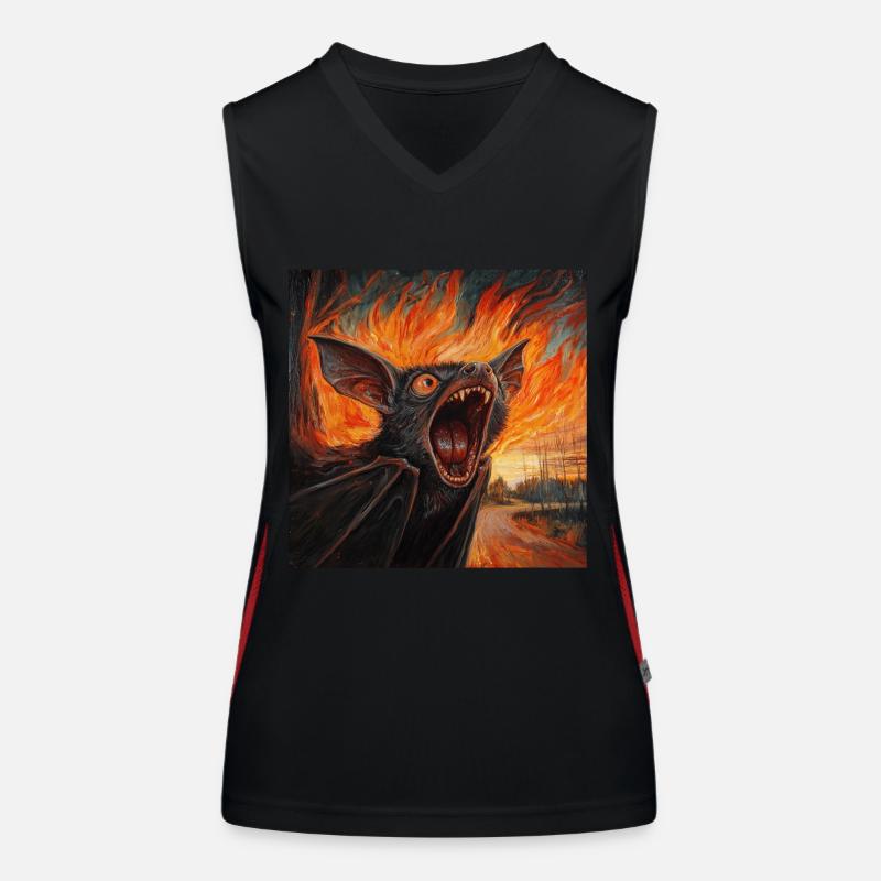 Schläger Funktionelles Kontrast-Tank Top für Frauen