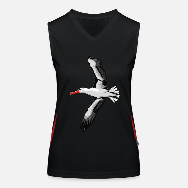 Möwe Funktionelles Kontrast-Tank Top für Frauen