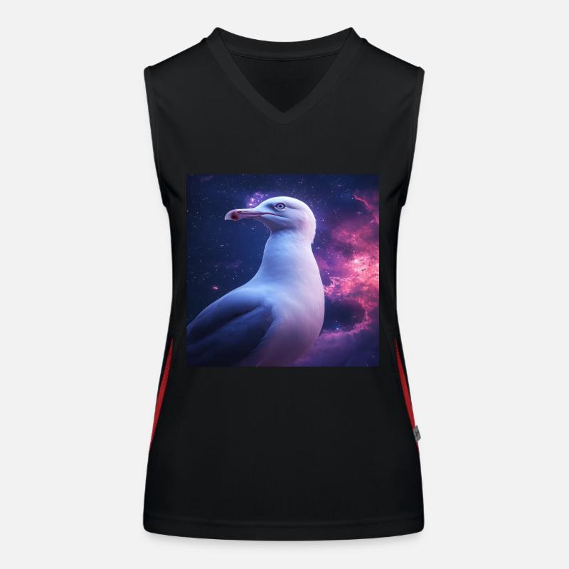 Möwe Funktionelles Kontrast-Tank Top für Frauen