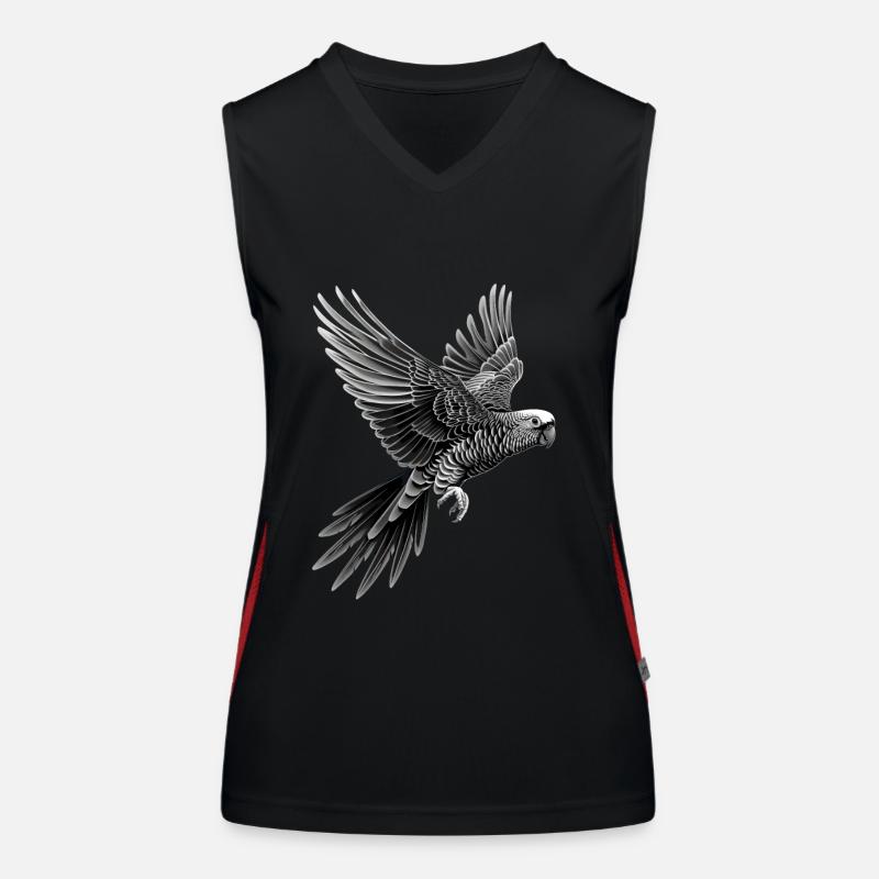 Sittiche Funktionelles Kontrast-Tank Top für Frauen