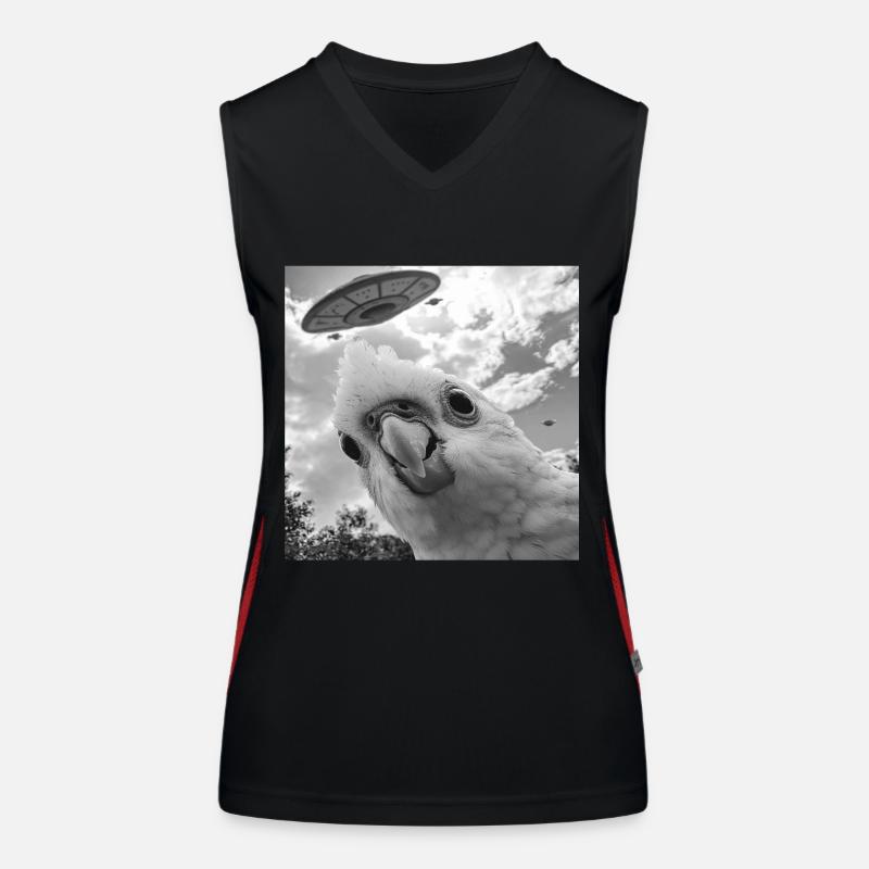 Sittiche Funktionelles Kontrast-Tank Top für Frauen