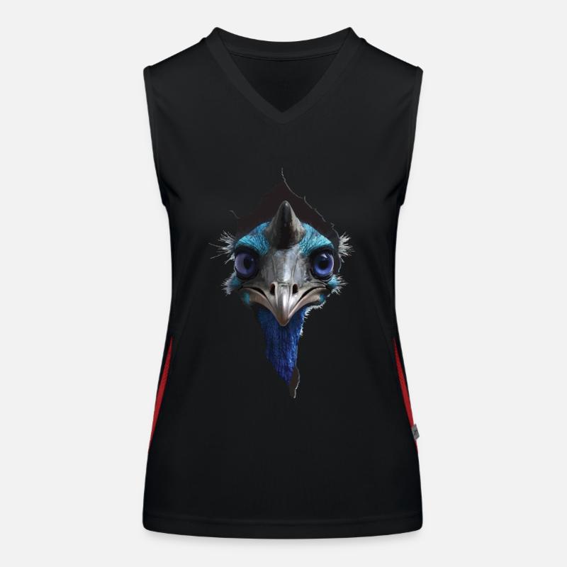 Kasuar Funktionelles Kontrast-Tank Top für Frauen