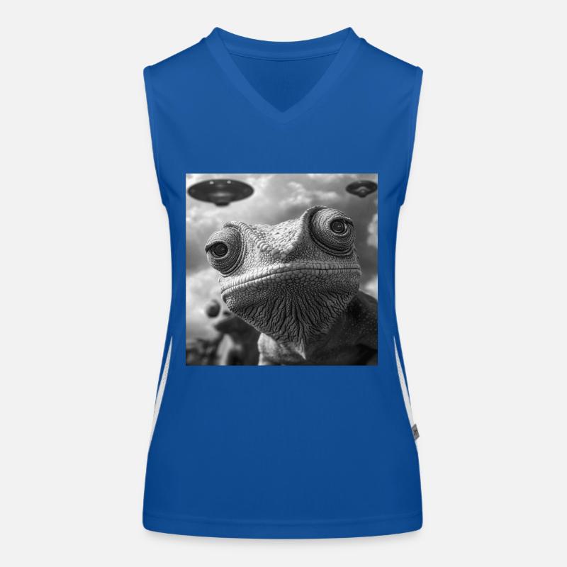 Chamäleon Funktionelles Kontrast-Tank Top für Frauen