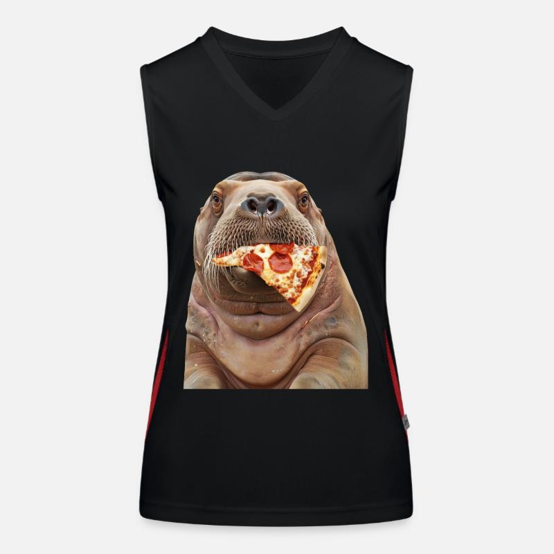 Walross Funktionelles Kontrast-Tank Top für Frauen