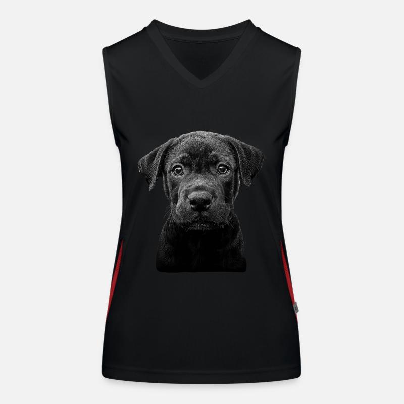 Cane Corso Funktionelles Kontrast-Tank Top für Frauen