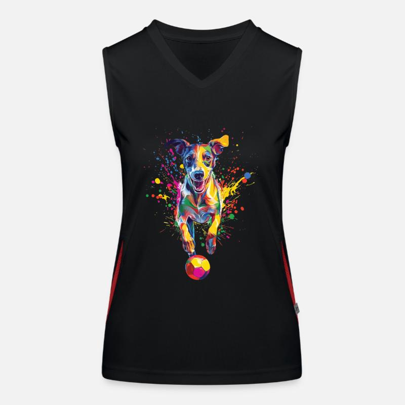 Whippet Funktionelles Kontrast-Tank Top für Frauen
