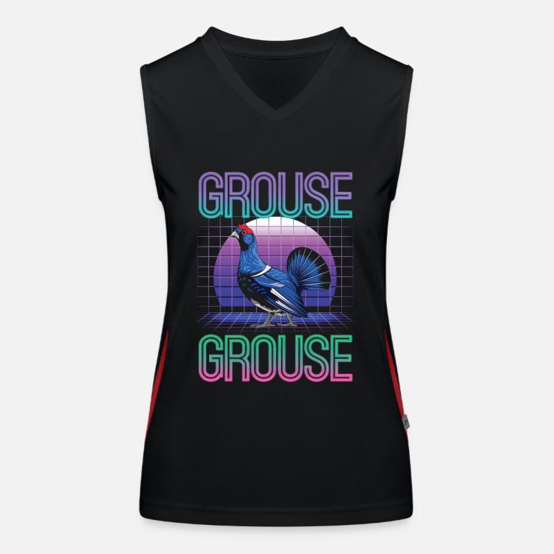 Auerhahn Funktionelles Kontrast-Tank Top für Frauen