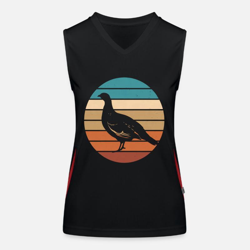 Auerhahn Funktionelles Kontrast-Tank Top für Frauen