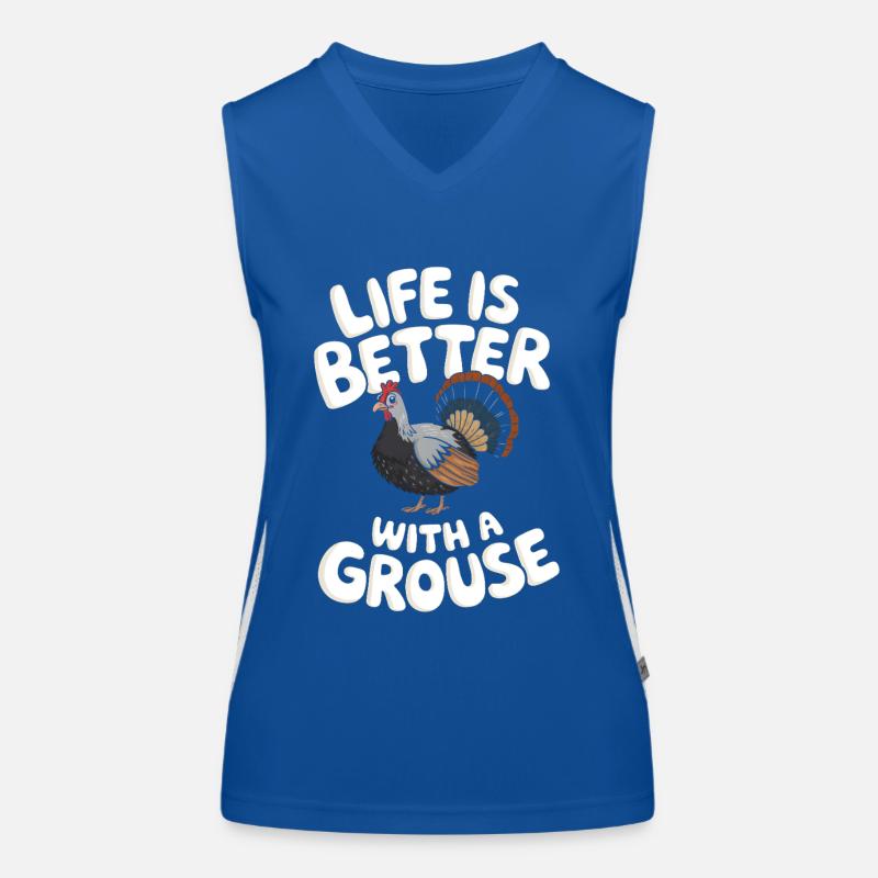 Auerhahn Funktionelles Kontrast-Tank Top für Frauen