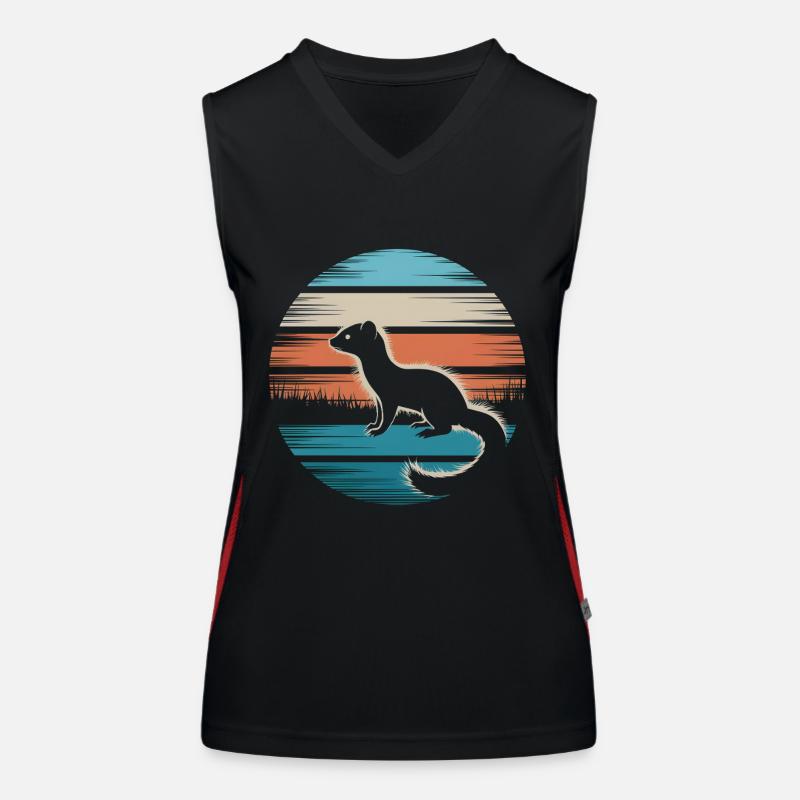 Wiesel Funktionelles Kontrast-Tank Top für Frauen
