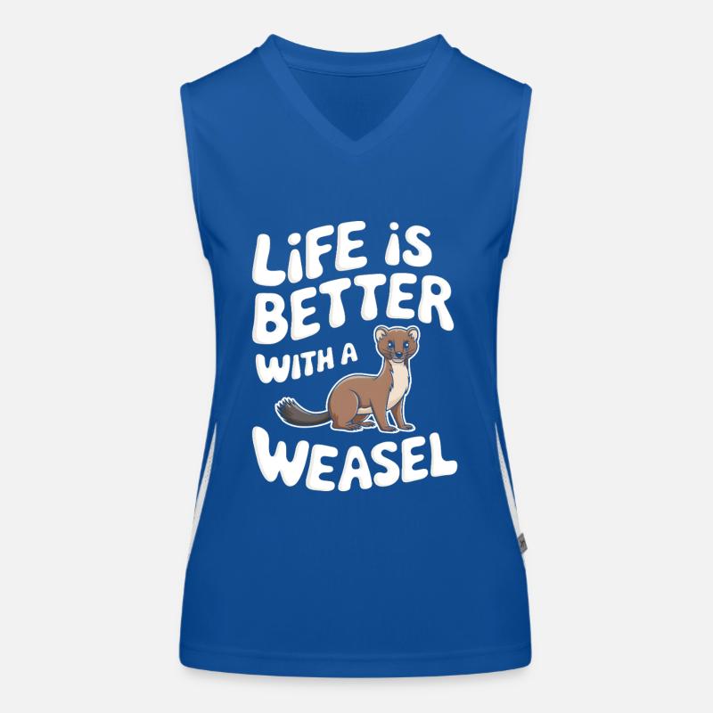 Wiesel Funktionelles Kontrast-Tank Top für Frauen